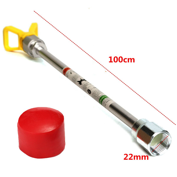 100cm-Airless-Paint-Sprayer-Gun-Tip-Extension-Rod-With-BlueYellow-Tip-Guard-For-Wagner-Titan-1091440-1