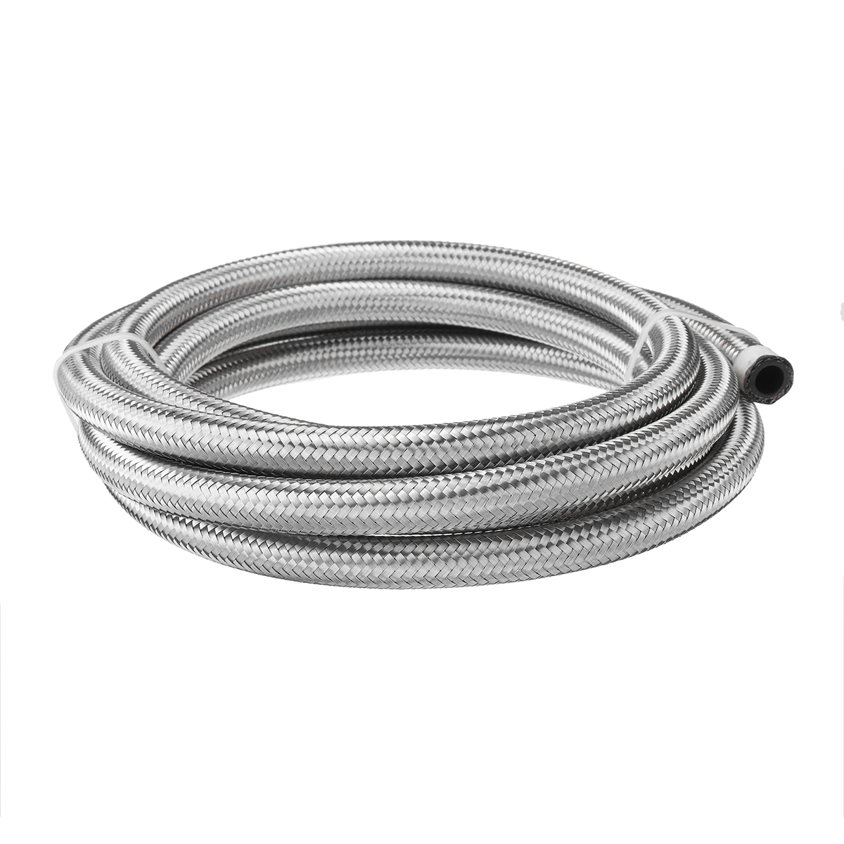 10FT-AN4-AN6-AN8-AN10-Fuel-Hose-Oil-Gas-Line-Pipe-Stainless-Steel-Braided-Silver-1685142-2