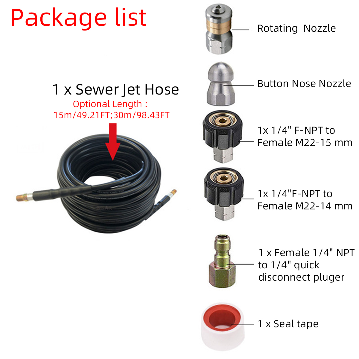 1530M-14quot-M-NPT-Hose-Sewer-Line-and-Drain-Jetter-Kit-WSewer-NozzleAdapter-1716864-10