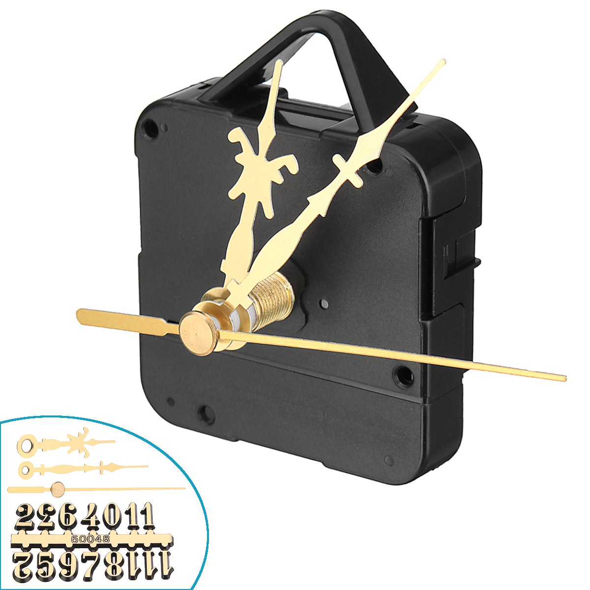 17mm-Silent-Quartz-Clock-Movement-Kit-with-Gold-Digital-Card-Hour-Minute-Second-Hand-1362368-8