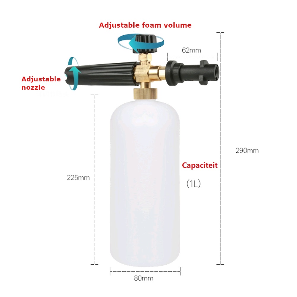 1L-High-Pressure-Foam-Pot-14-Quick-Insert-Fast-Interface-Adjustable-Nozzle-Head-Pure-Copper-PA-Foam--1820382-4