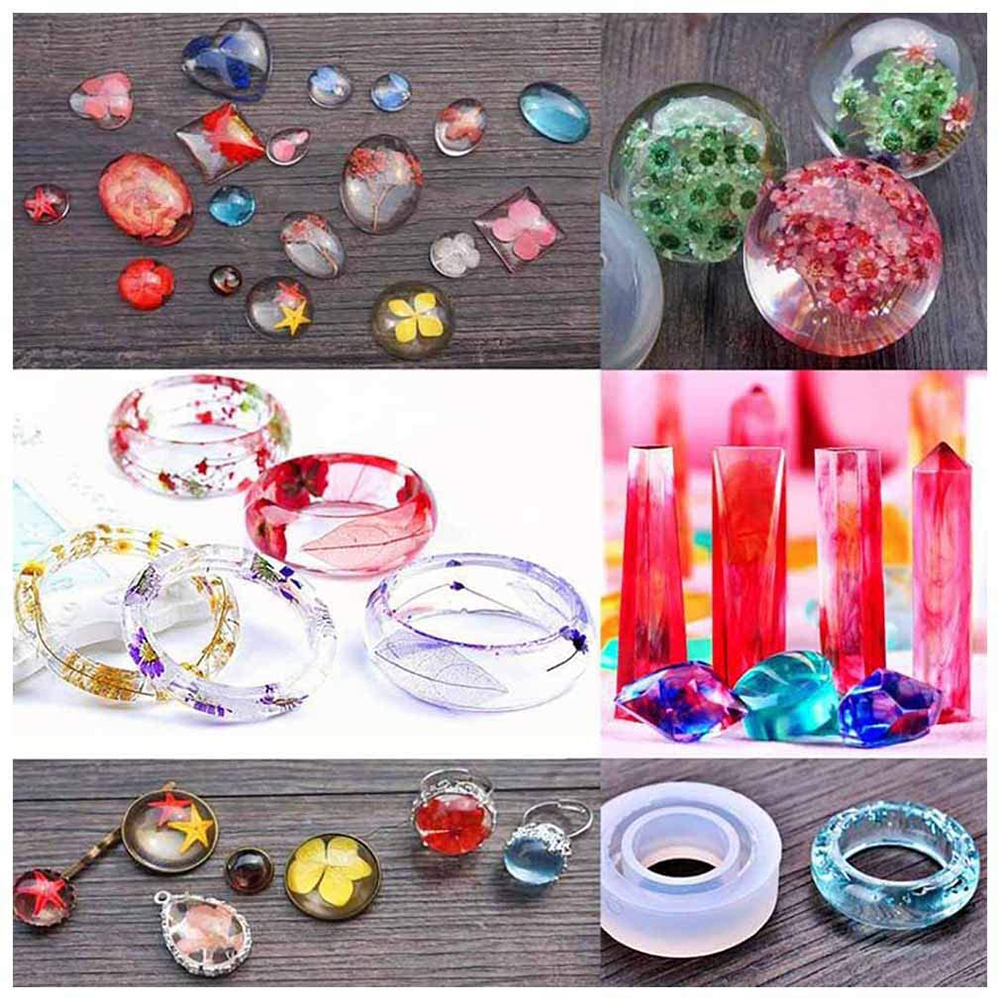 213Pcs-Jewelry-Hand-Making-Tools-Crafts-Screws-Cameo-Pendants-Resin-Molds-1663026-2