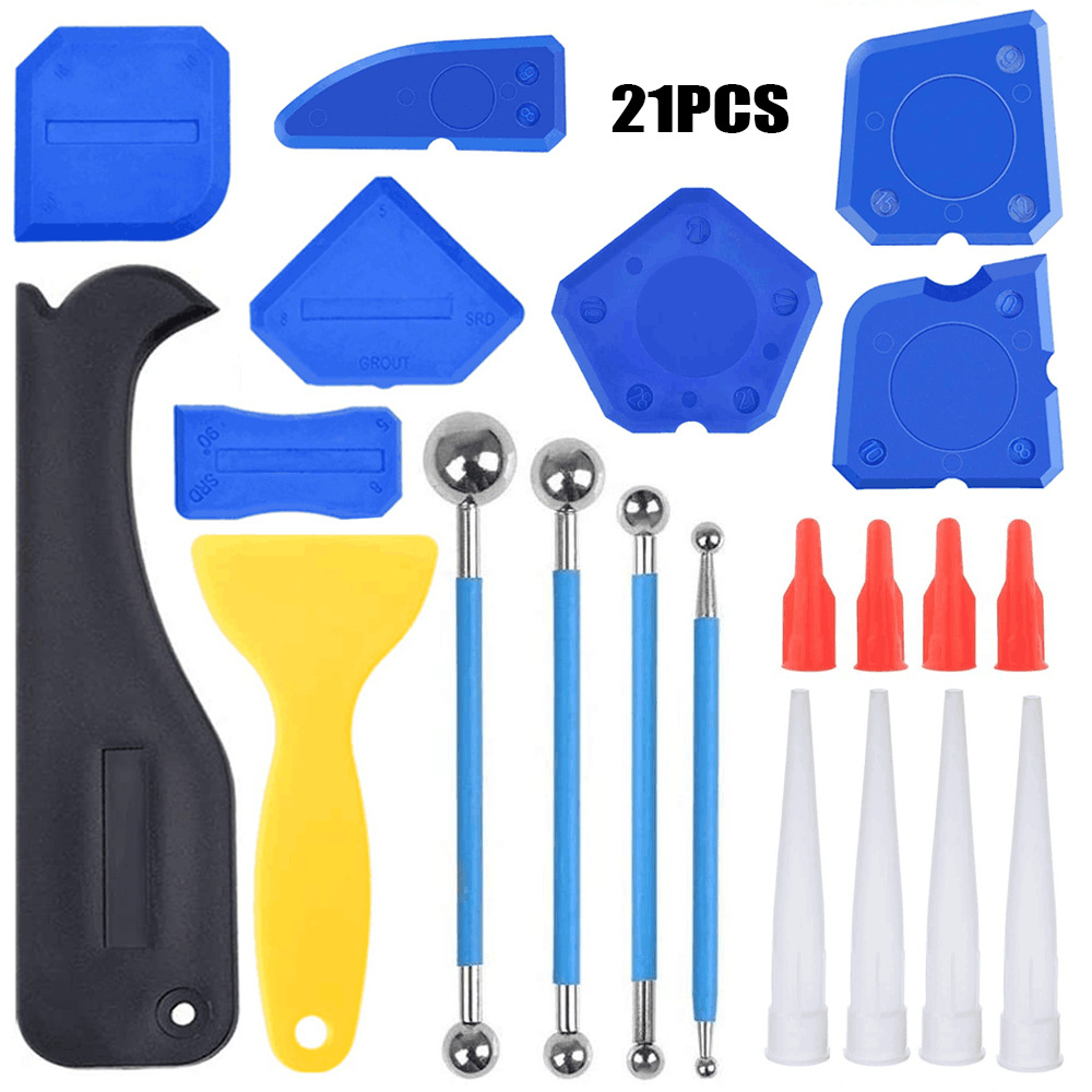 21Pcs-Silicone-Remover-Caulking-Tool-Kit-Silicone-Sealant-Finishing-Tool-1805896-1