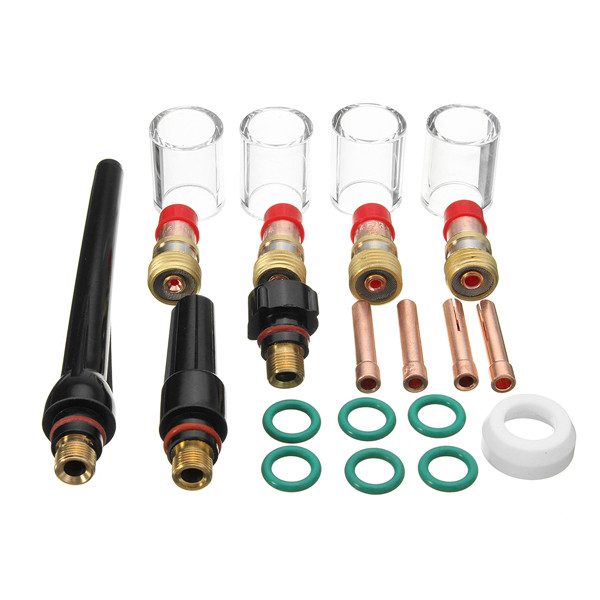 22pcs-TIG-Welding-Stubby-Gas-Lens-10-Pyrex-Cup-Kit-for-Tig-WP-171826-Torch-1258456-2