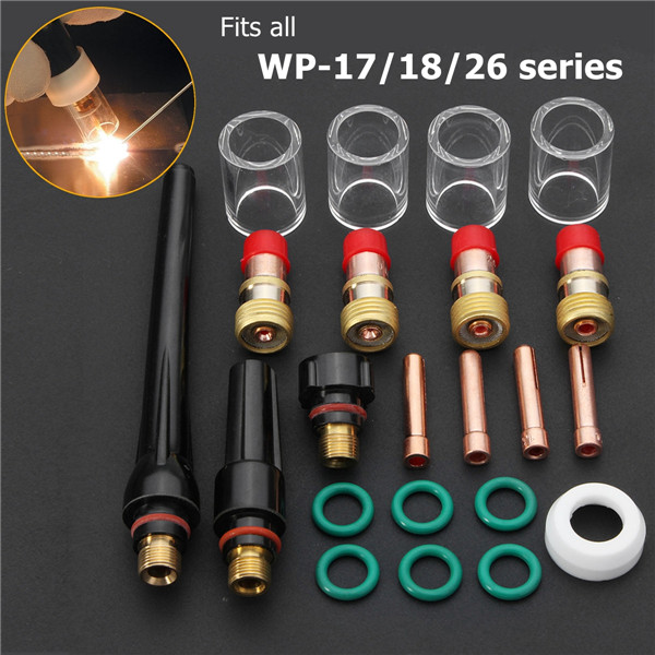 22pcs-TIG-Welding-Stubby-Gas-Lens-10-Pyrex-Cup-Kit-for-Tig-WP-171826-Torch-1258456-10
