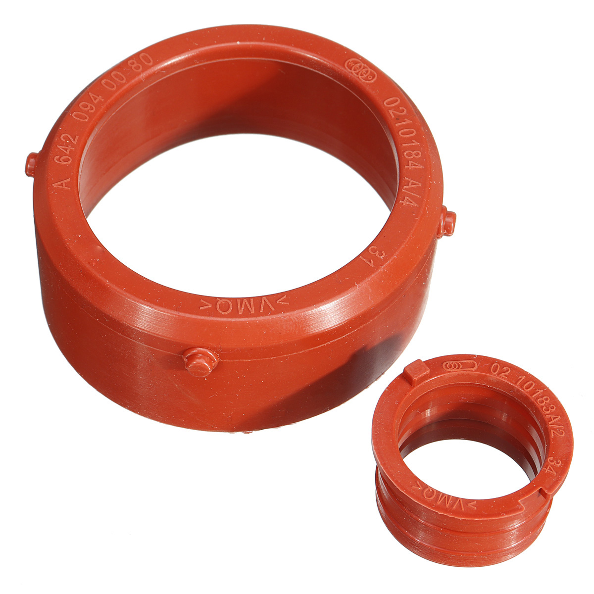 2pcs-Red-Turbo--Breather-Intake-Seal-Kit-For-Mercedes-Benz-OM642-A6420940080-A6420940580-1747599-9