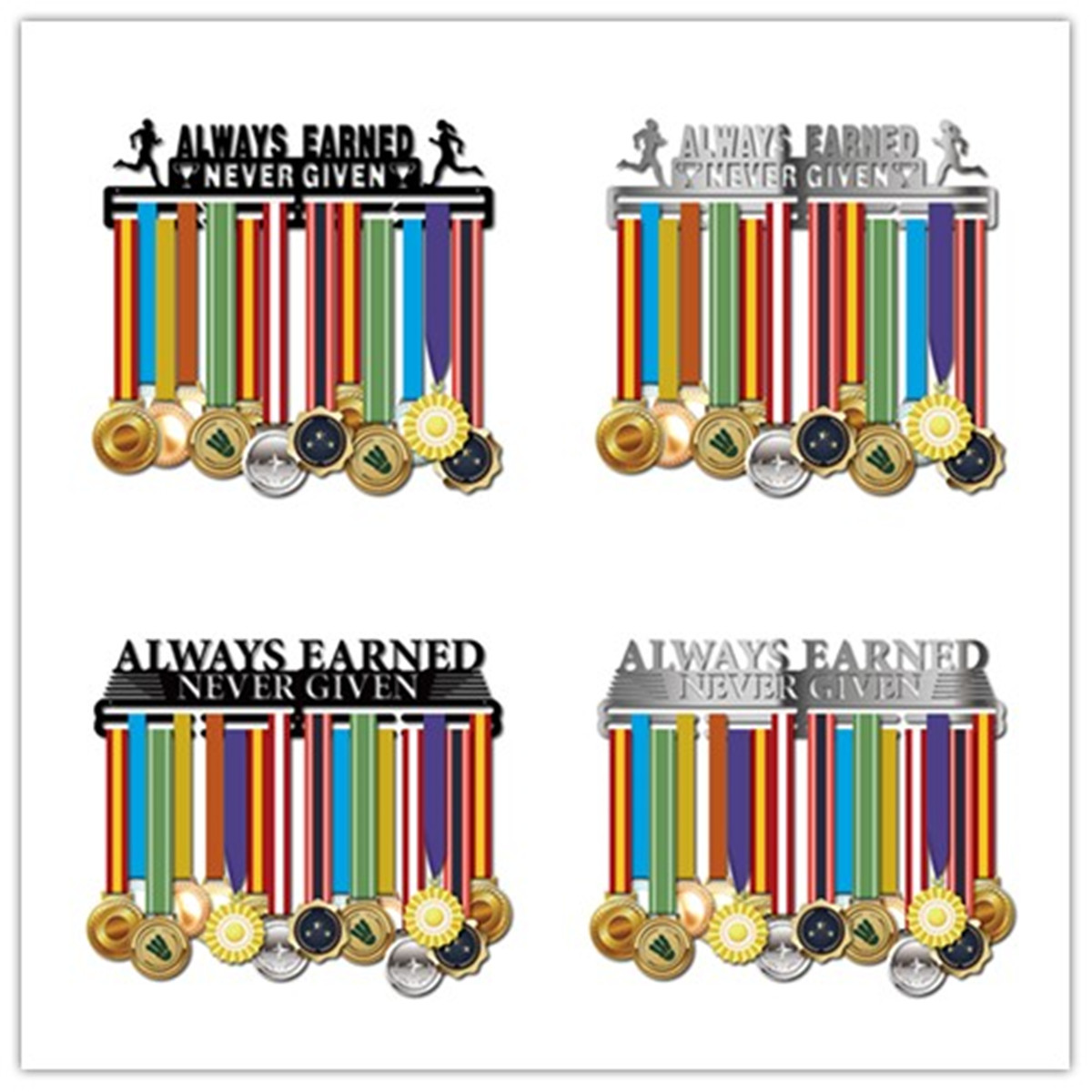 32-Medals-Holder-Sport-Stainless-Steel-Running-Medal-Hanger-Display-Rack-Decorations-1555325-2