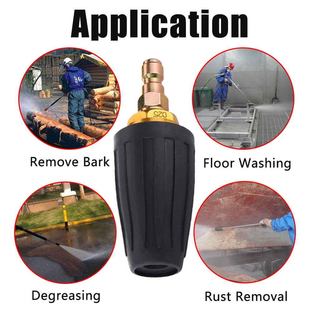 3600-PSI-High-Pressure-Washer-Rotating-Turbo-Head-Nozzle-Spray-Tip-25-4-GPM-1467287-9