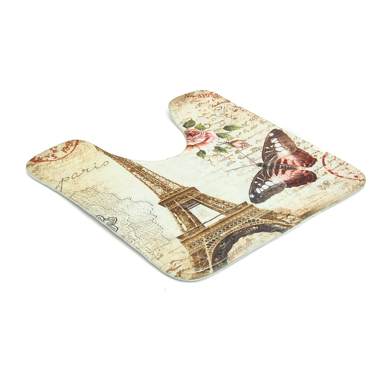 3PcsSet-Eiffel-Tower-Flannel-Floor-Pedestal-Rug-Lid-Toilet-Cover-Bath-Carpet-Mat-1634206-5