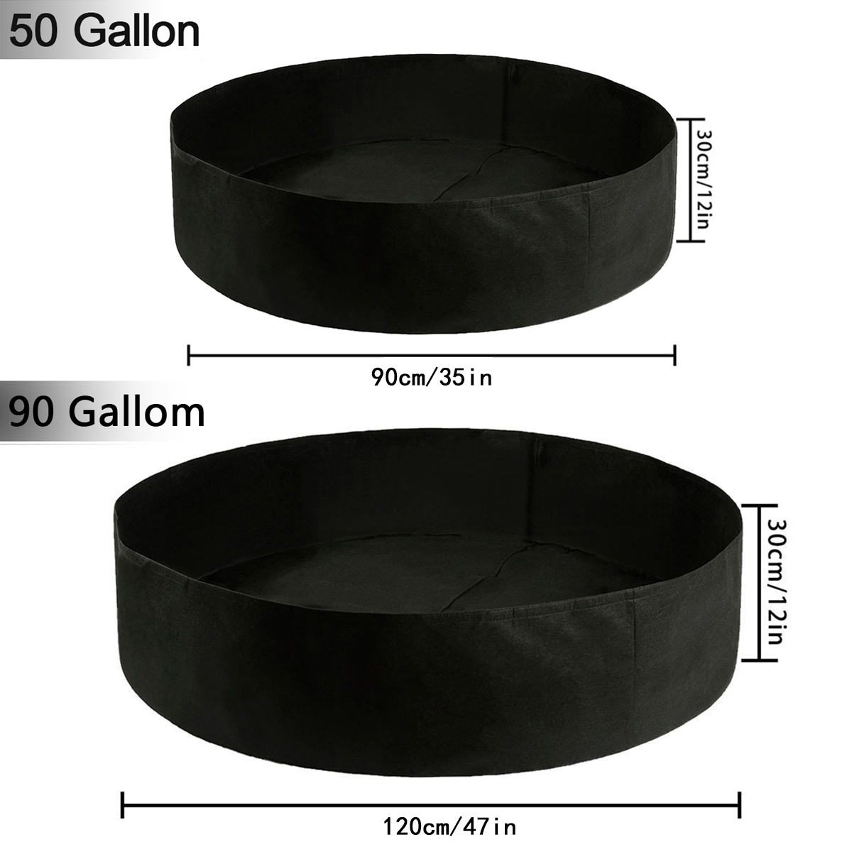5090-Gallon-Planter-Flower-Grow-Bag-Vegetable-Box-Garden-Planting-Non-woven-V-1703005-7