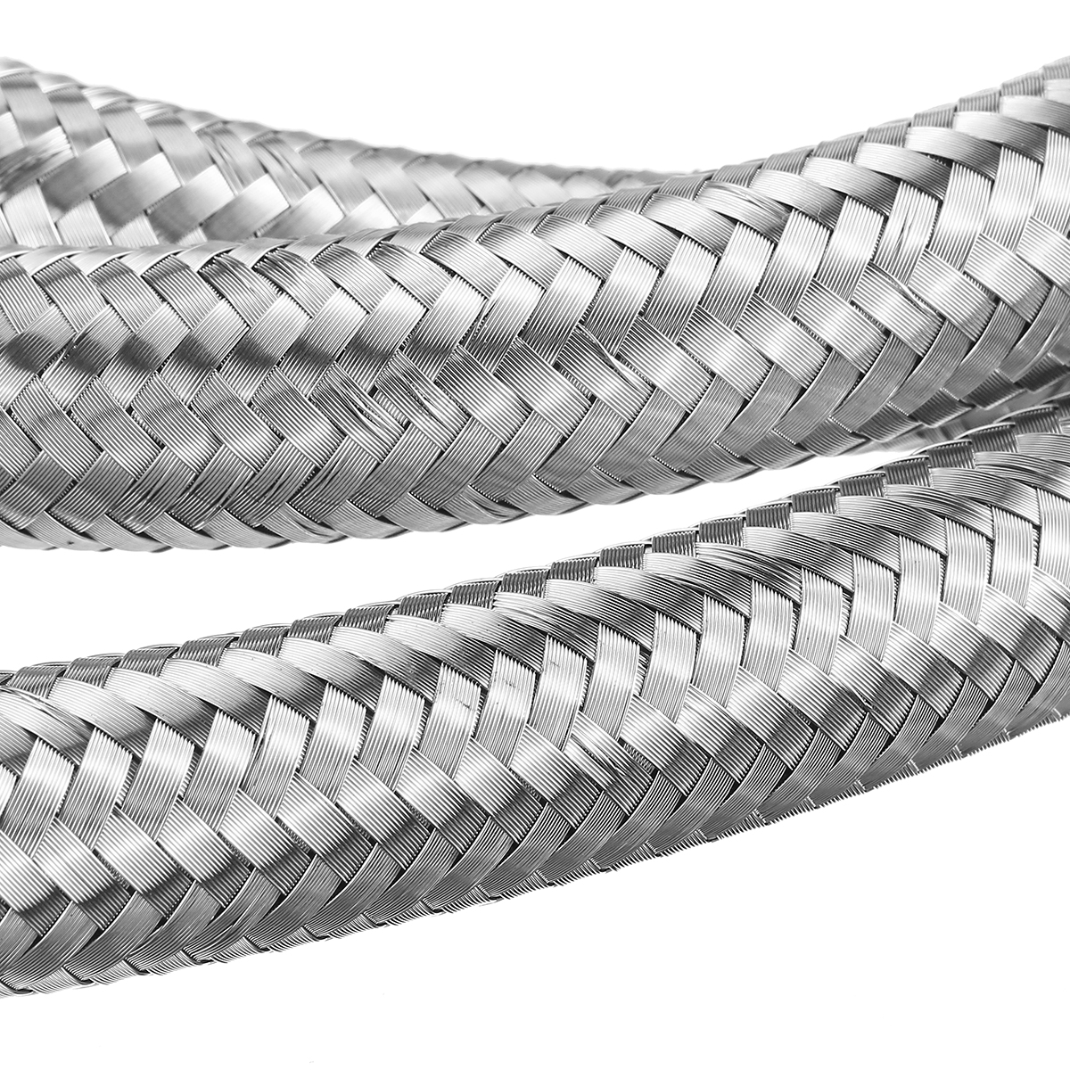 5FT-AN4-AN6-AN8-AN10-Fuel-Hose-Oil-Gas-Line-Pipe-Stainless-Steel-Braided-Silver-1685006-7