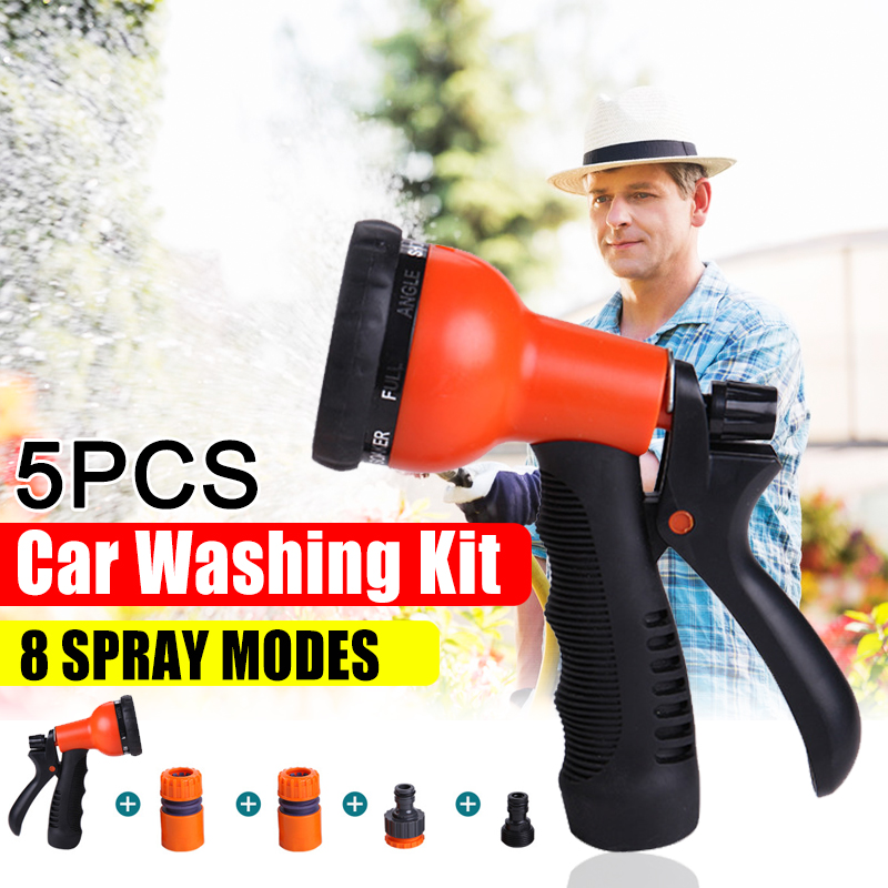 5Pcs-Car-Washing-Kit-High-Pressure-Power-Washer-Spray-Nozzle-Watering-Garden-1503927-1