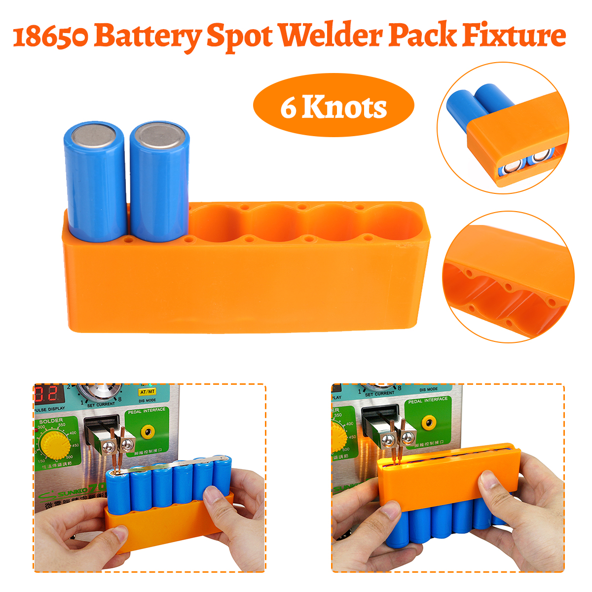 6-Section-18650-Battery-Spot-Welder-Pack-Fixture-Double-Sided-Spot-Welding-without-Battery-1651463-1