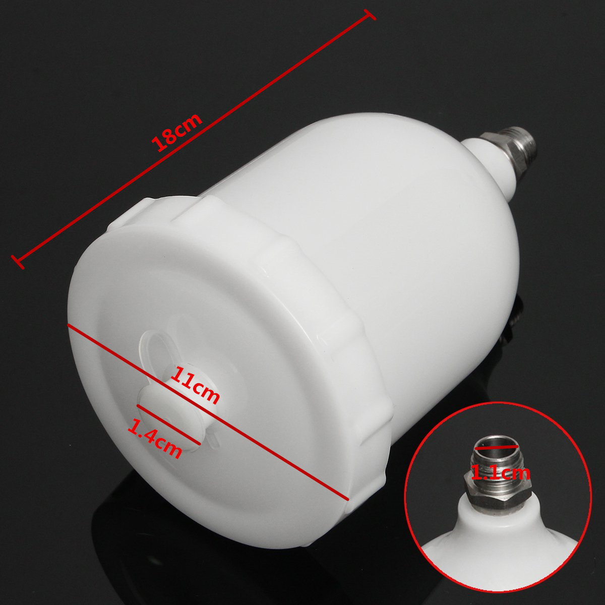 600ML-Rubber-Pot-Sprayer-Cup-Replacement-Pot-For-Devilbiss-GTI--TEKNA-Pro-Pri-FLG-Sprayer-1425469-1