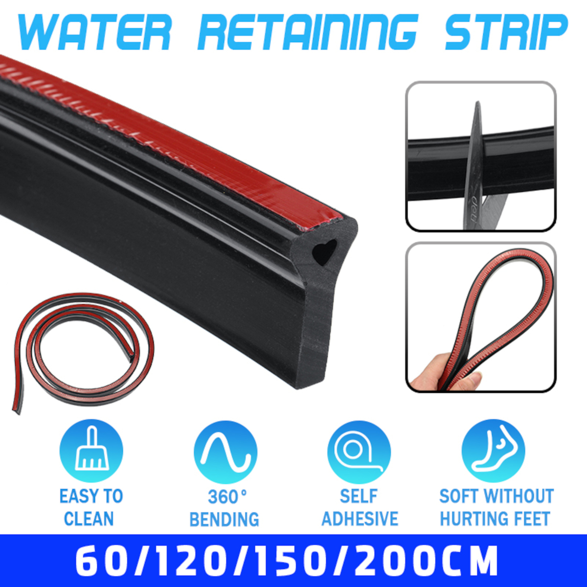 60120150200cm-Black-Bathroom-Water-Stopper-Silicone-Water-Retaining-Strip-Waterproof-Kitchen-Bathroo-1772097-1