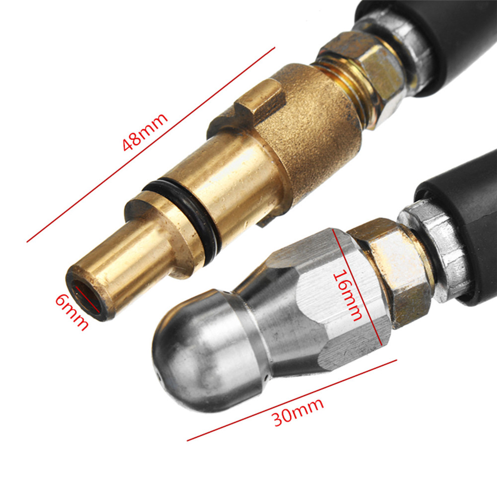 61015M-Pressure-Washer-Sewer-Drain-Cleaning-Jetter-Hose-For-NILFISK-KEW-5800PSI-1335352-7