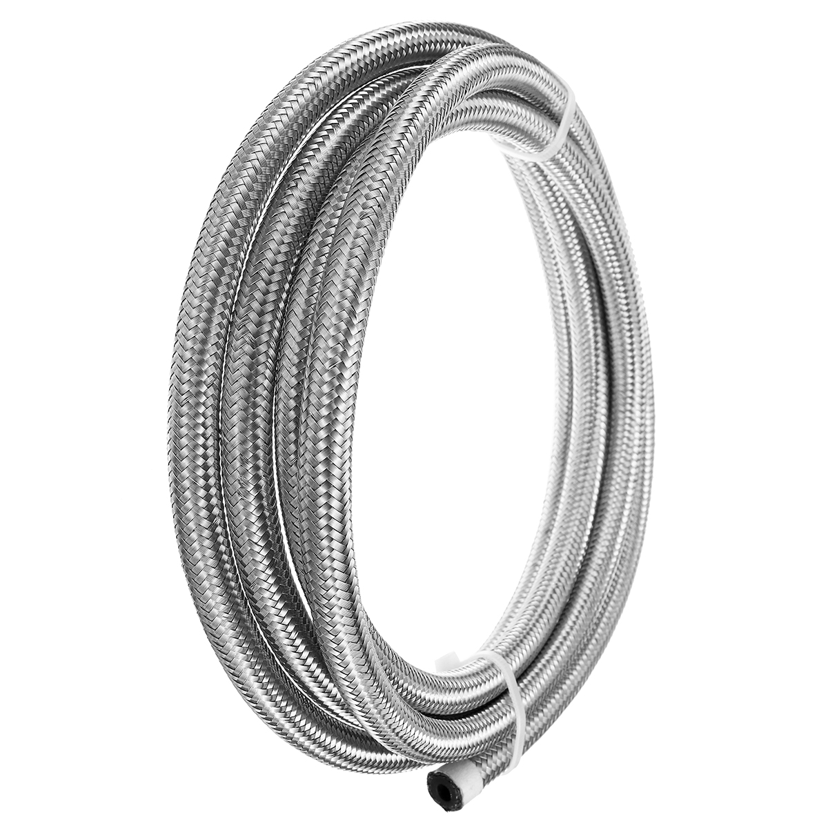 8FT-AN4-AN6-AN8-AN10-Fuel-Hose-Oil-Gas-Line-Pipe-Stainless-Steel-Braided-Silver-1685158-4