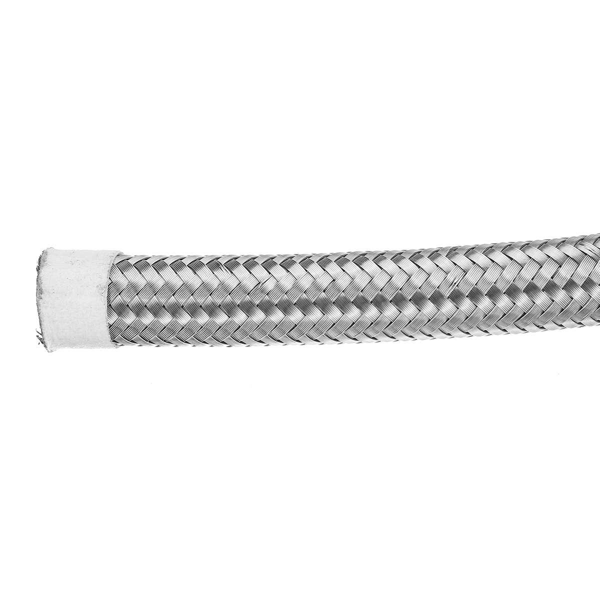 8FT-AN4-AN6-AN8-AN10-Fuel-Hose-Oil-Gas-Line-Pipe-Stainless-Steel-Braided-Silver-1685158-9