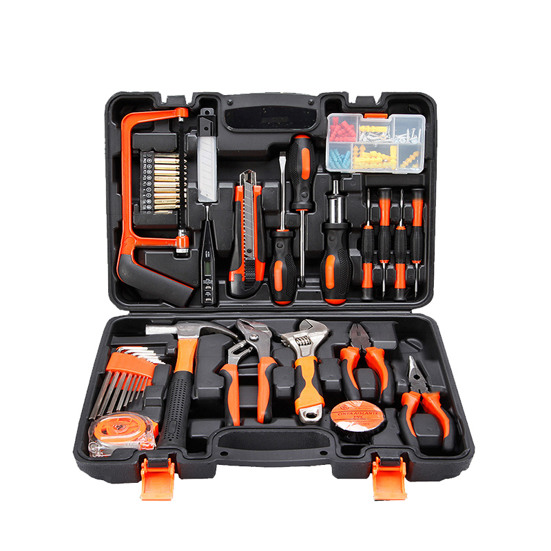 92582100-Pcs-Household-Repair-Tool-Kit-Set-Hammer-Ruler-Hand-Tool-Kit-With-Plastic-Toolbox-1762283-3