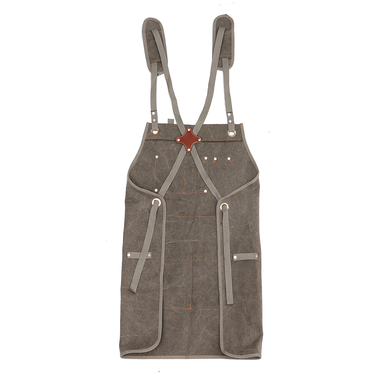 Canvas-Woodworking-Apron-Shop-Apron-Pockets-Waxed-Wax-Cloth-Waterproof-Apron-Chef-Tool-Storage-1756304-5