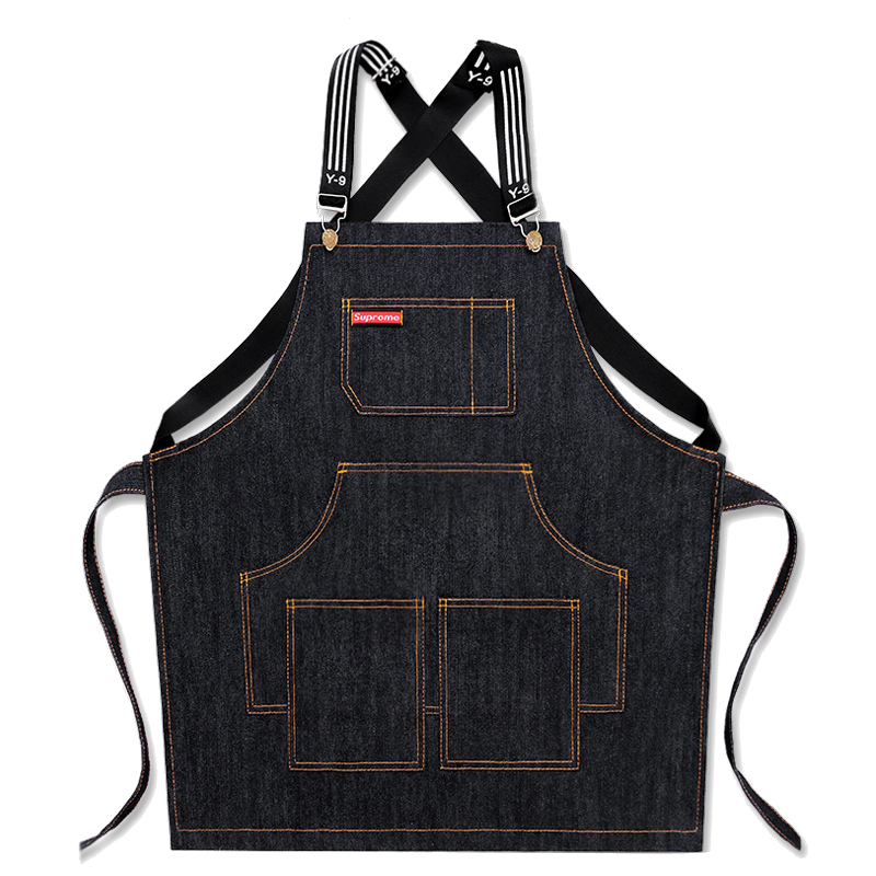 Denim-Kitchen-Cooking-Apron-Adjustable-Cotton-Strap-Large-Pockets-Blue-Barista-Men-and-Women-Homewea-1784353-2