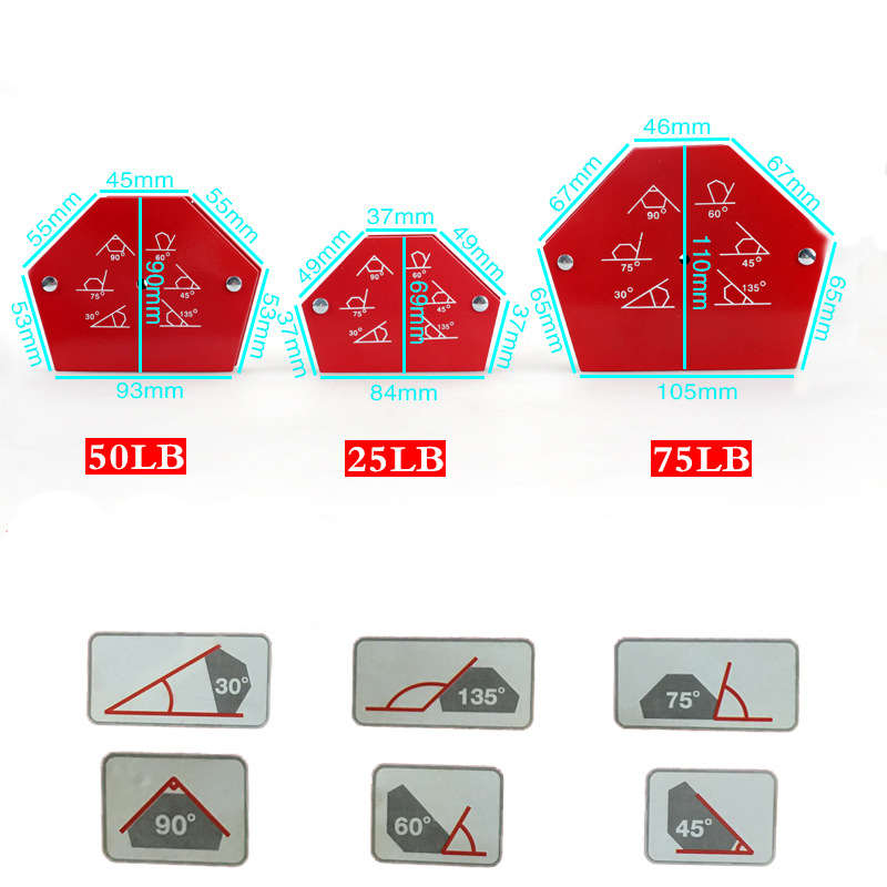 Drillpro-255075LBS-Magnetic-Welding-Locator-Holder-Hex-Located-Horn-Clamp-Welding-Magnetic-Angle-Arr-1465491-1