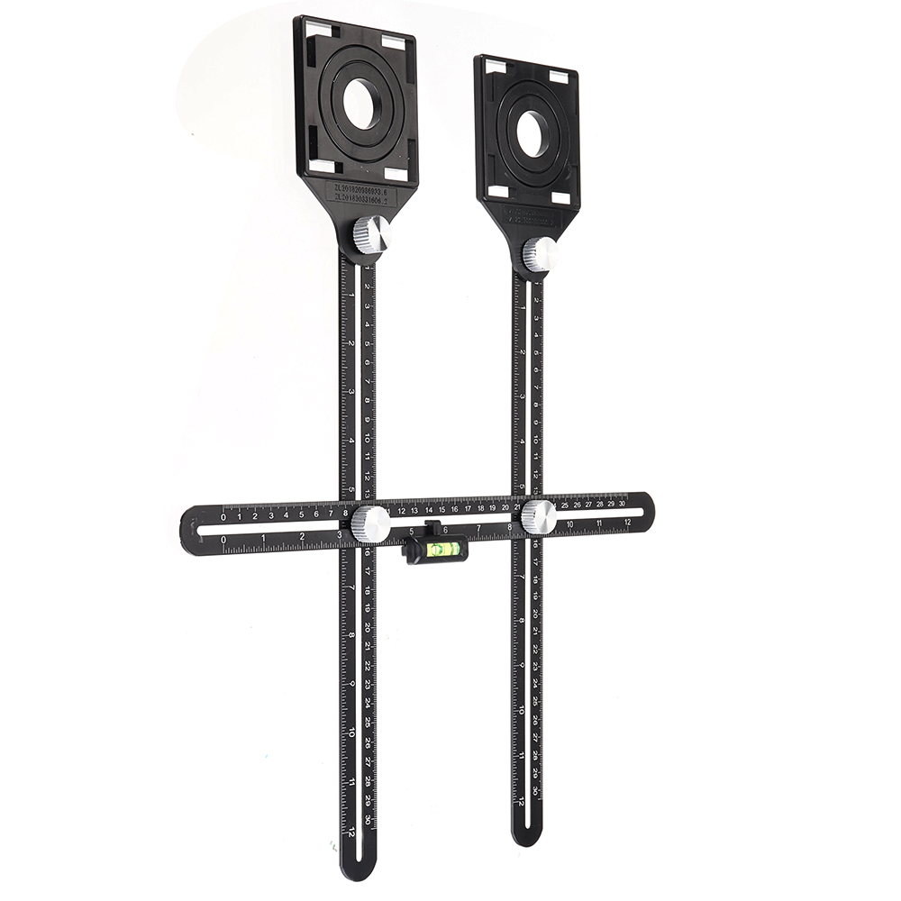 Drillpro-Multi-Functional-Adjustable-Tile-Hole-Locator-Masonry-Glass-Fixed-Punch-Angle-Measuring-Rul-1632296-3
