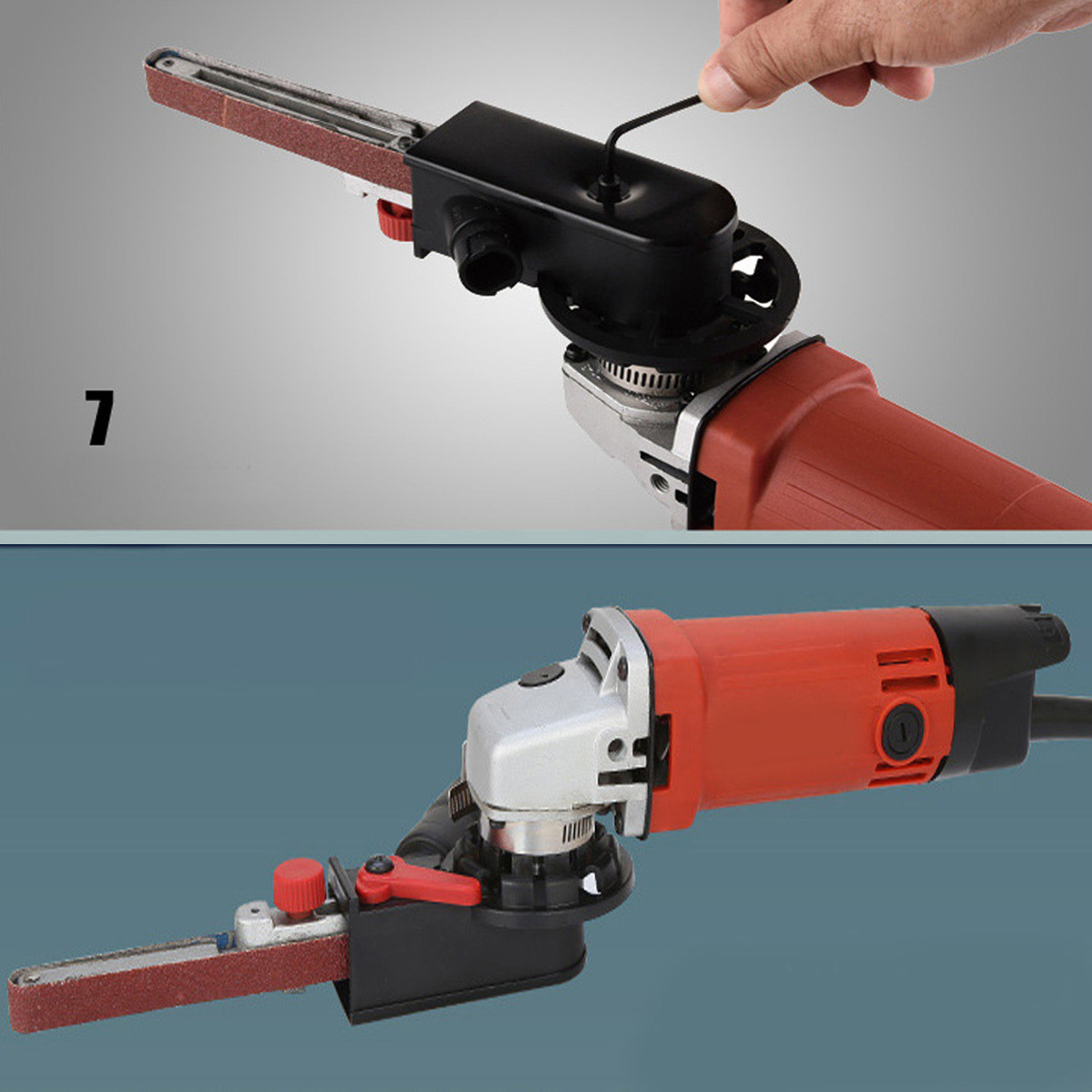 Drillpro-Sanding-Belt-Adapter-Changed-115125mm-Angle-Grinder-into-Sander-Sanding-Machine-1259960-7