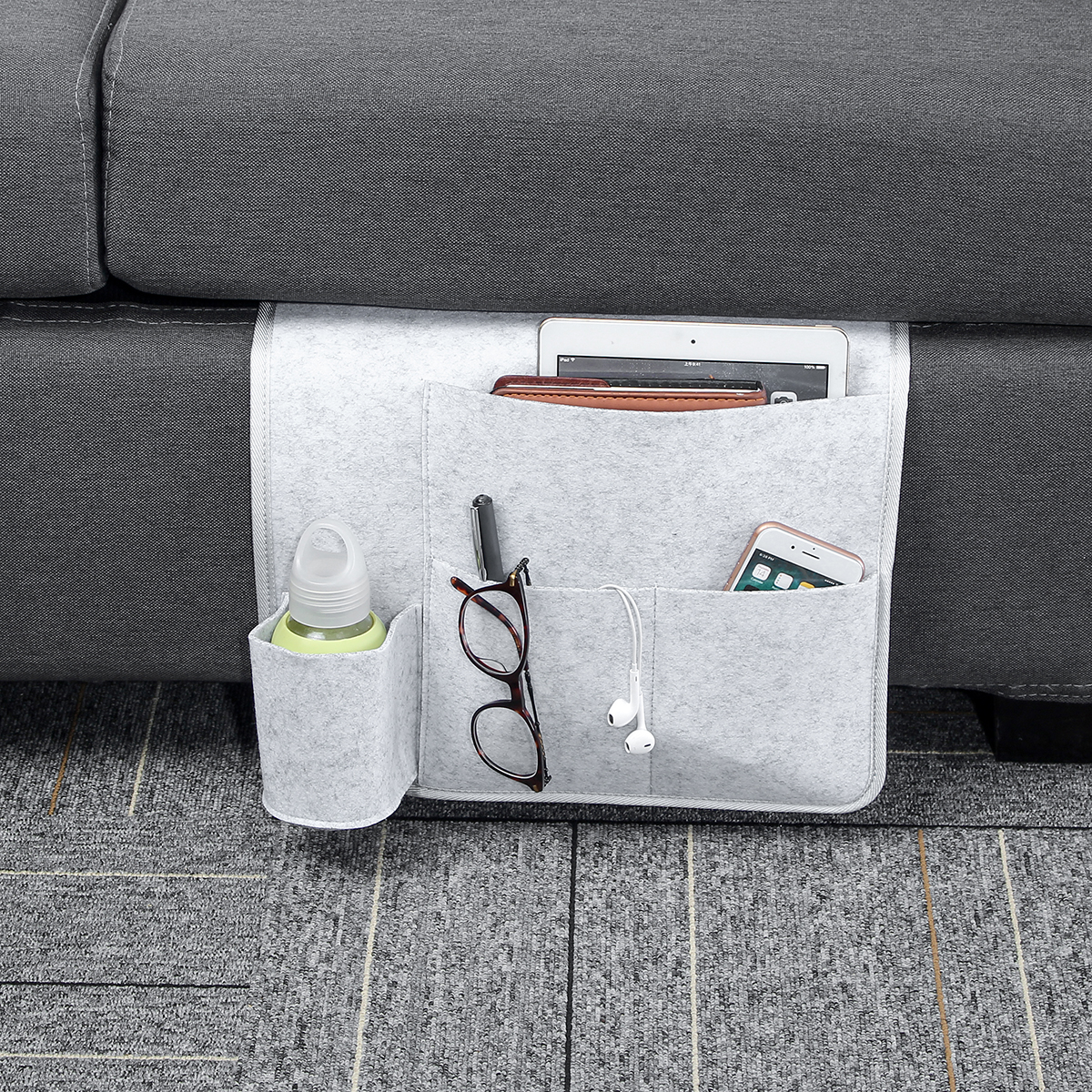 Felt-Bedside-Sofa-Book-Hanging-Sundries-Organizer-Dormitory-Storage-Bag-1608613-2