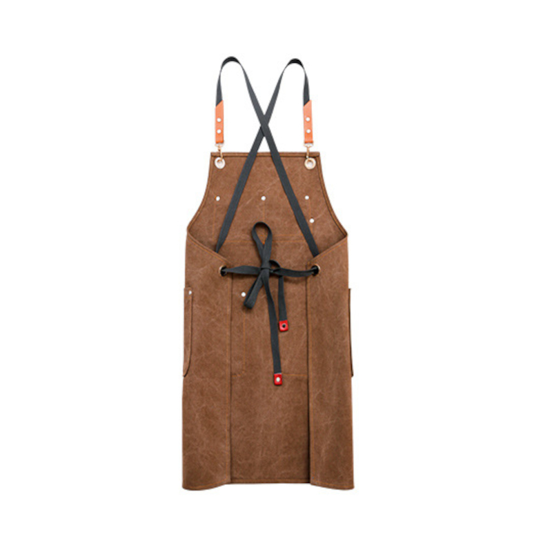 Multi-pocket-Canvas-Work-Apron-Washable-Dust-proof-Apron-For-Craftsman-Carpenter-Mason-1774564-10