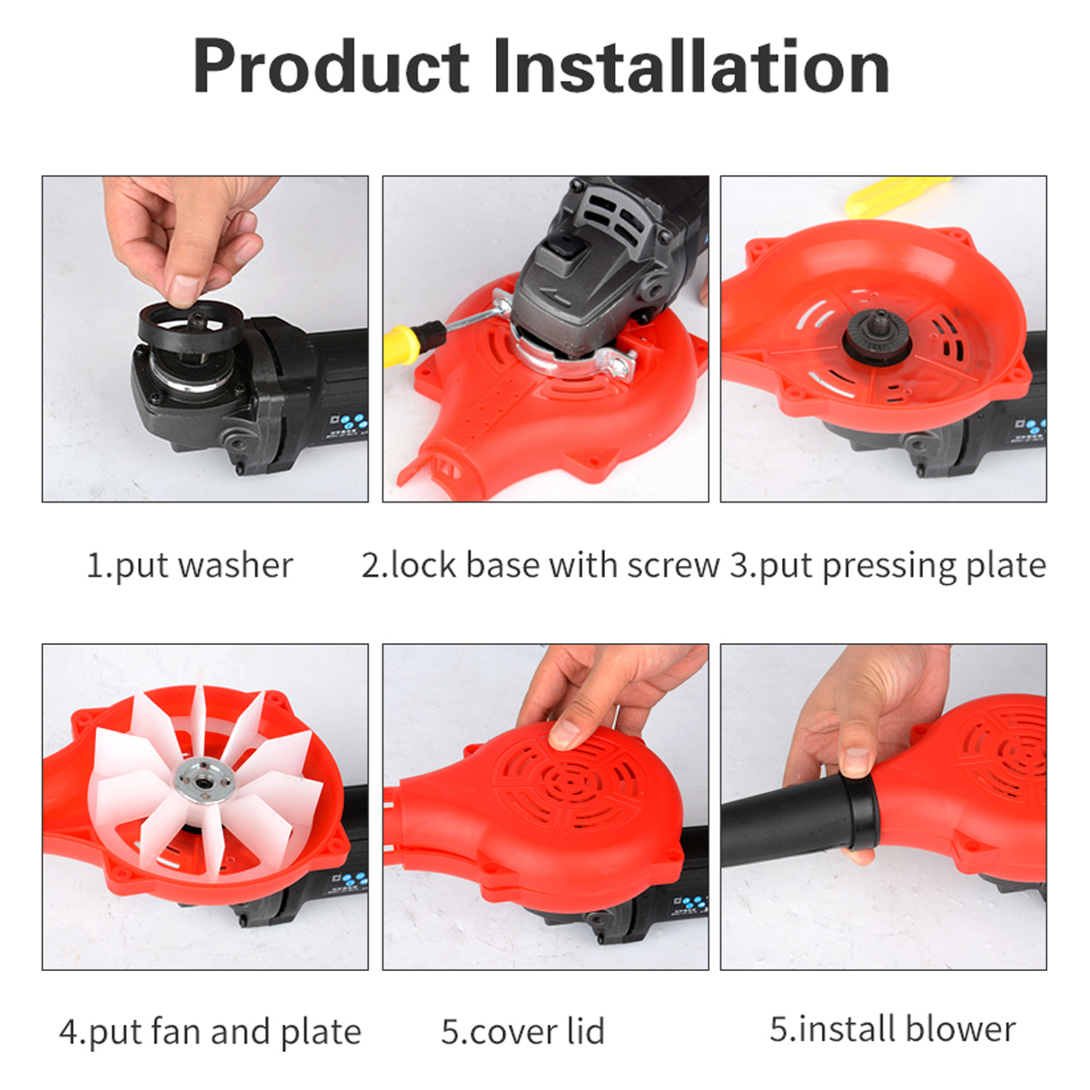 Muti-function-Blower-Bracket-Change-DIY-Easily-Clean-Dust-for-100-Angle-Grinder-1717412-7