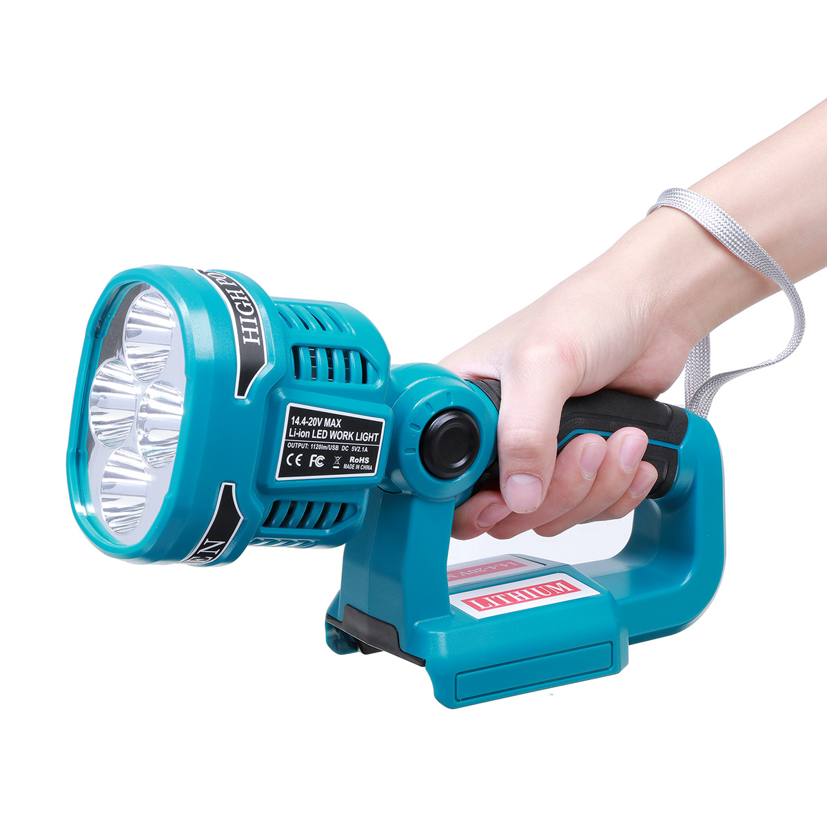 Portable-12W-LED-Lamp-Work-Light-Flashlight-For-Makita-DML812-18V-Lithium-Battery-USB-Construction-L-1780988-9