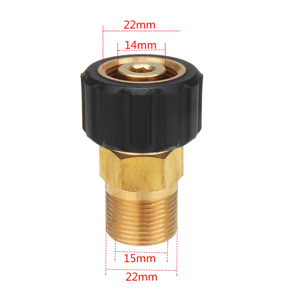 Pressure-Washer-Adapter-Female-M22x15mm-Convert-to-Male-M22x14mm-Quick-Connect-1315905-9