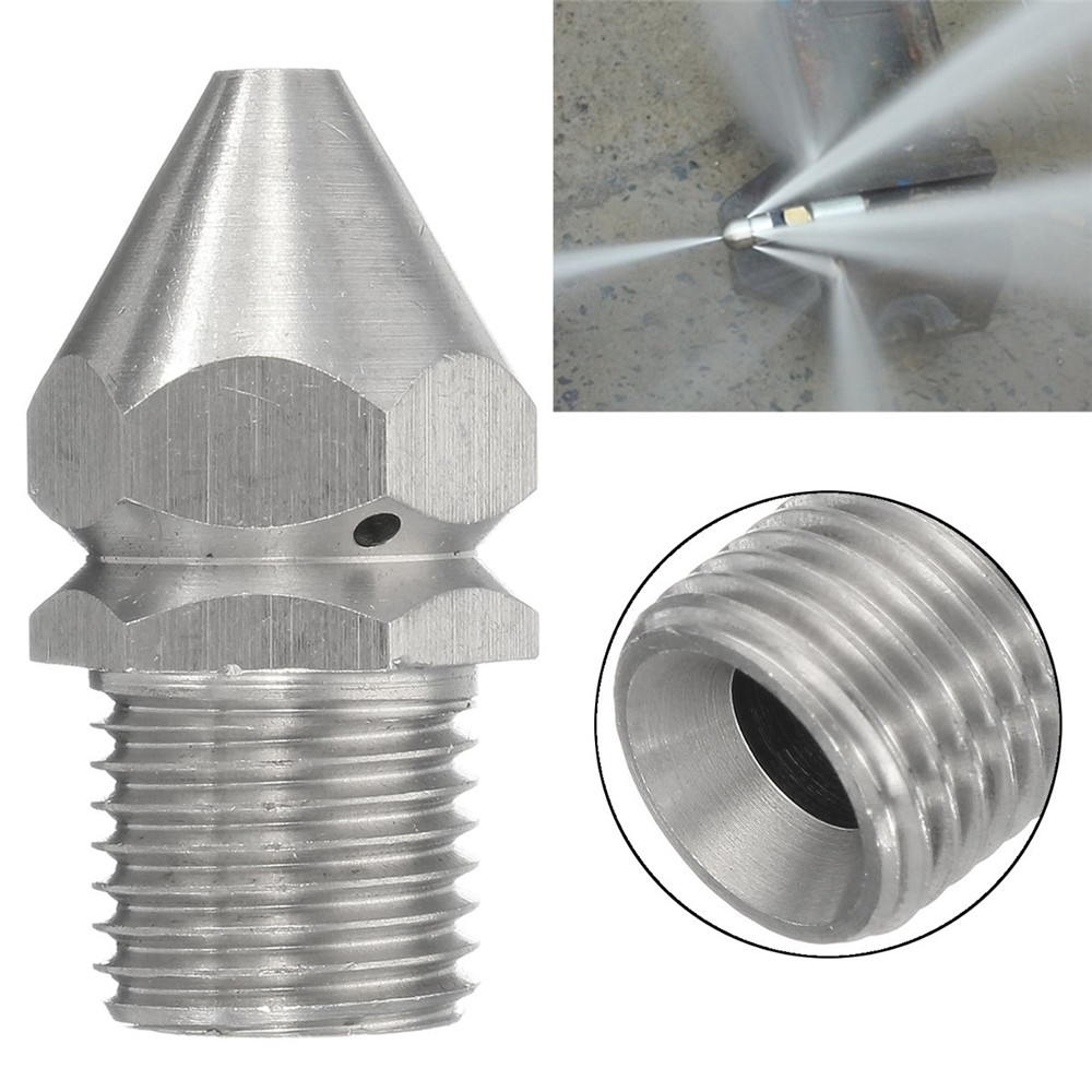 Pressure-Washer-Drain-Sewer-Cleaning-Jetter-Nozzle-4-Jet-14-Inch-Male-1219583-6