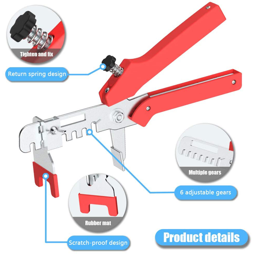 Tile-Leveling-System-Kit-Including-1pc-18-Inch-Push-Plier-with-100pcs-123mm-Leveler-Spacers-Clips-an-1858334-1