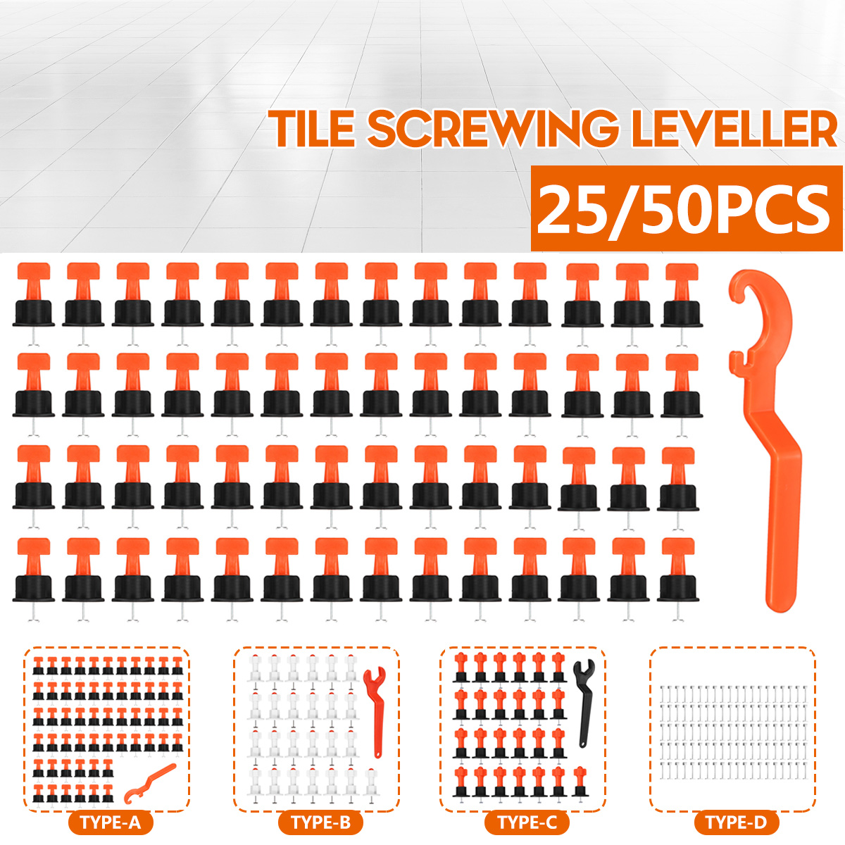 Tile-Leveling-System-Tool-Level-Wedges-Alignment-Spacers-for-Leveler-Locator-Spacers-Plier-Flooring--1779831-1