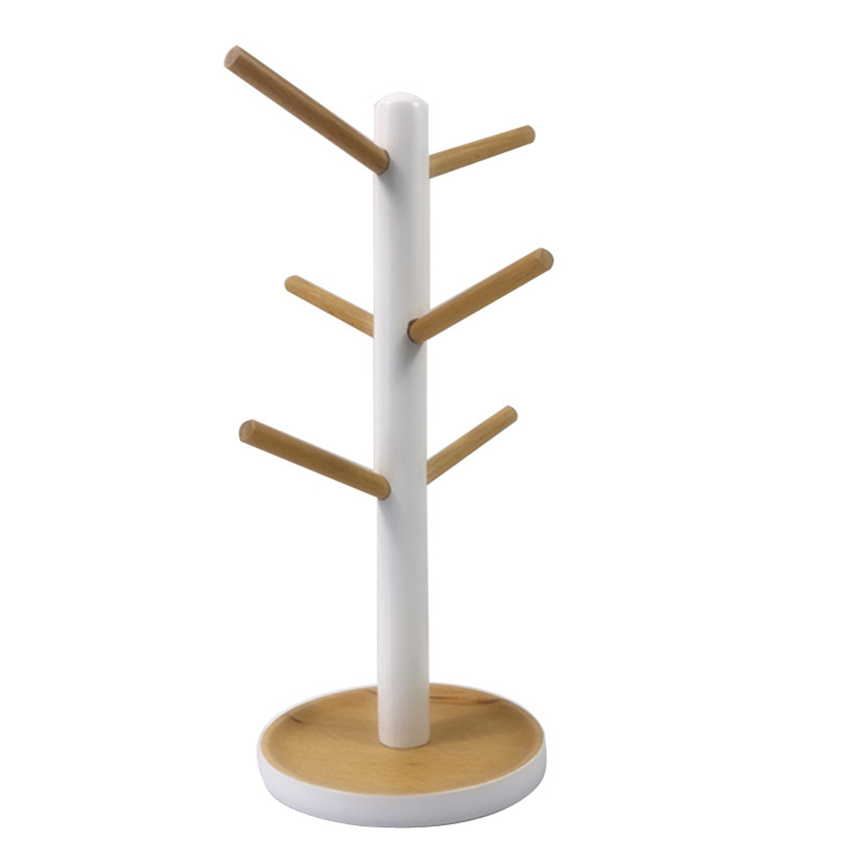 Tree-Branch-Type-Wooden-Cup-Holder-Kitchen-Shelf-For-Coffee-And-Tea-Cup-Draining-1746300-2