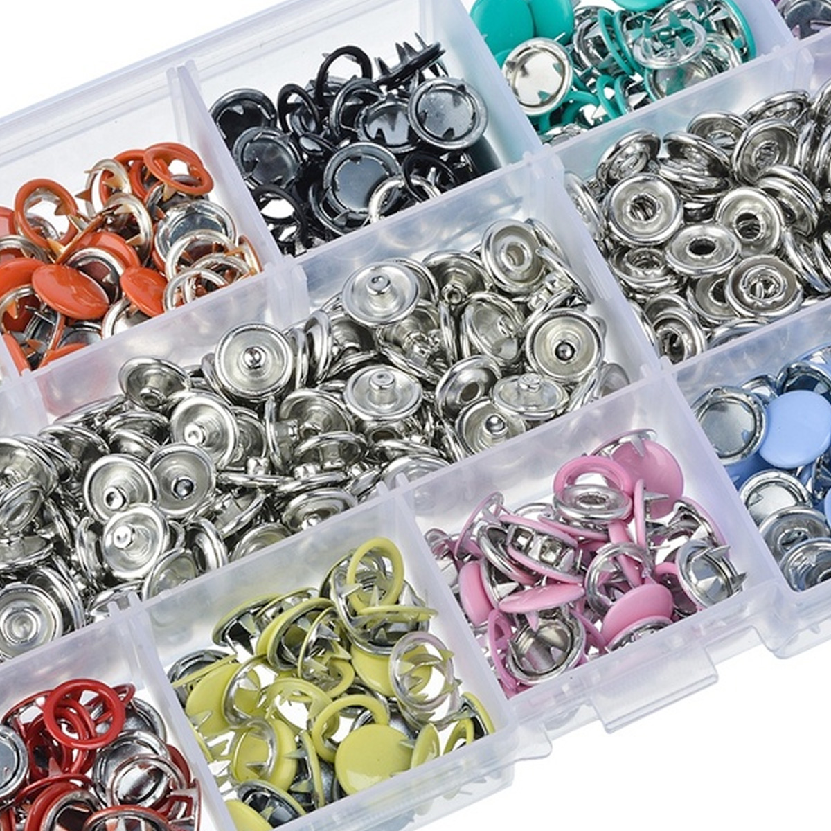 100200-Sets-DIY-Press-Studs-Tools-Kit-Assorted-Colors-Snap-Metal-Sewing-Buttons-1618875-8