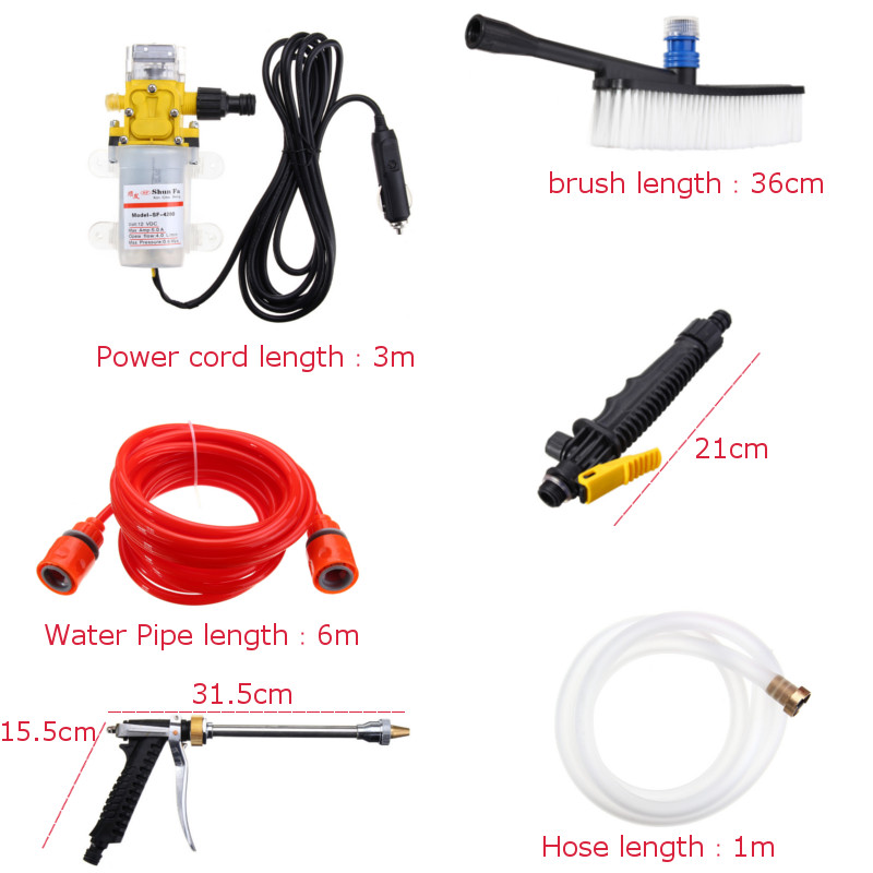 12V-Portable-100W-160PSI-High-Pressure-Electric-Washer-Wash-Pump-Set-1188439-9