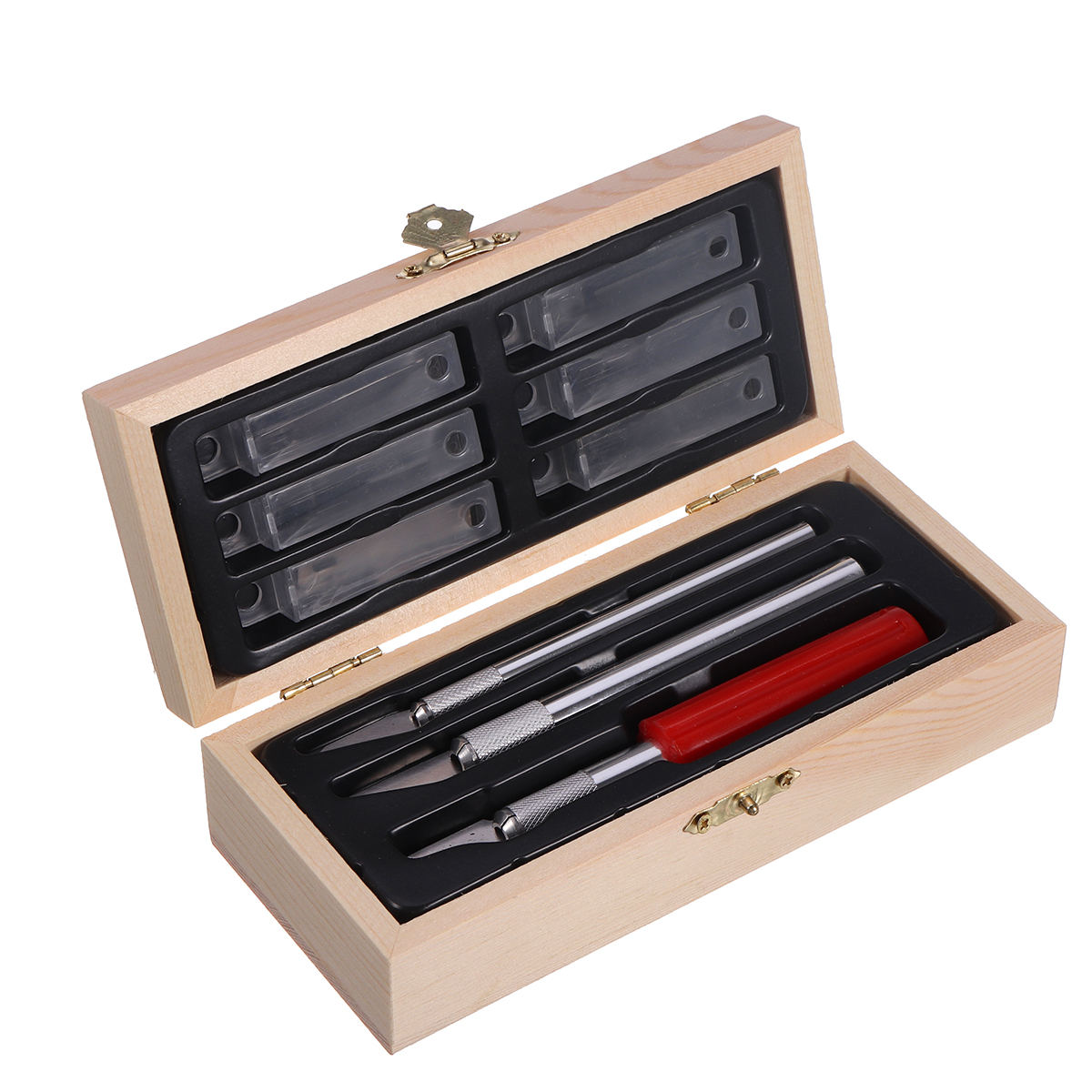 13PcsSet-Carving-Craft-Knive-Pen-Engraving-Blade-Wood-Cutter-Repair-Hand-Tools-Kit-1707554-3