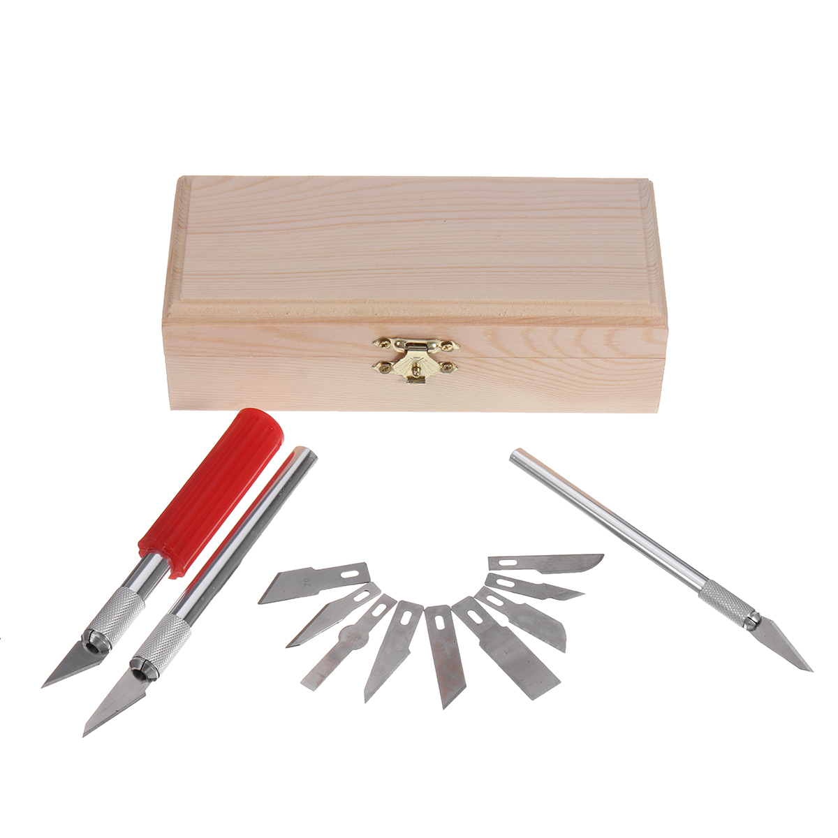 13PcsSet-Carving-Craft-Knive-Pen-Engraving-Blade-Wood-Cutter-Repair-Hand-Tools-Kit-1707554-4