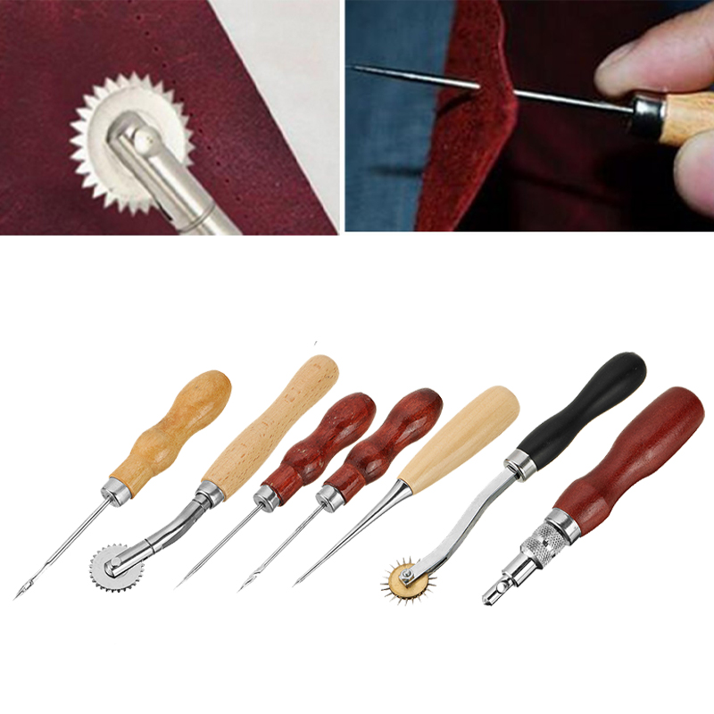 14Pcs-Professional-Leather-Craft-Working-Tools-Kit-for-Hand-Sewing-Tools-DIY-1902746-2