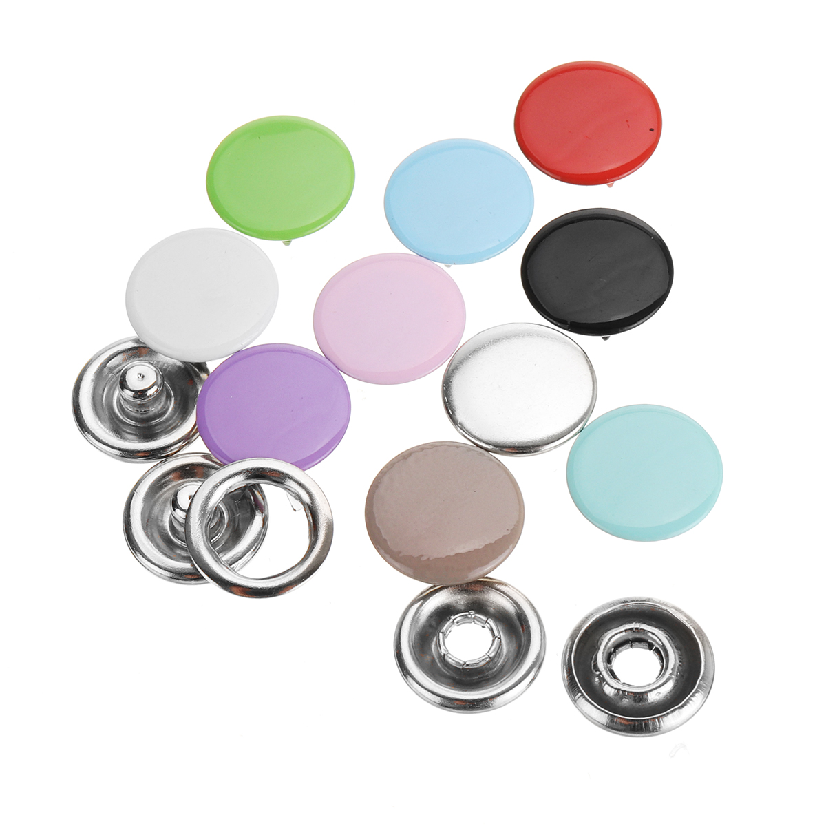 150-Sets-Stainless-Steel-Buttons-Snaps-Fasteners-Dummy-Clips-Press-Studs-10-Colors-1451584-1