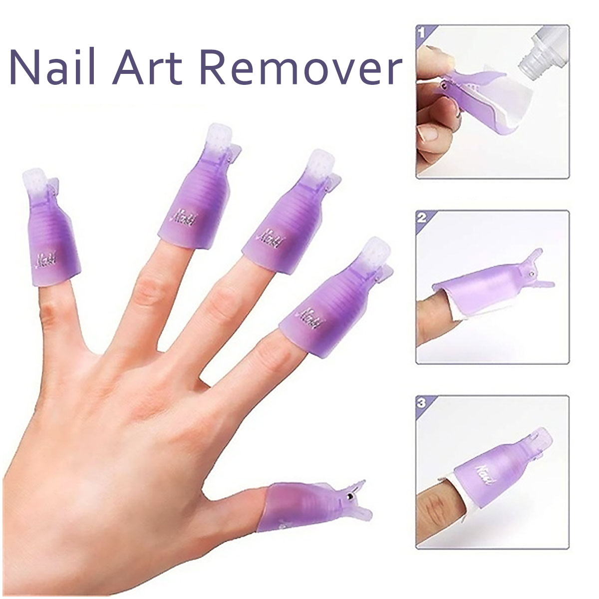 19PCS-Nail-Polish-Removal-Tool-Soak-Off-Cap-Clip-UV-Gel-Polish-Remover-Wrap-1719721-2