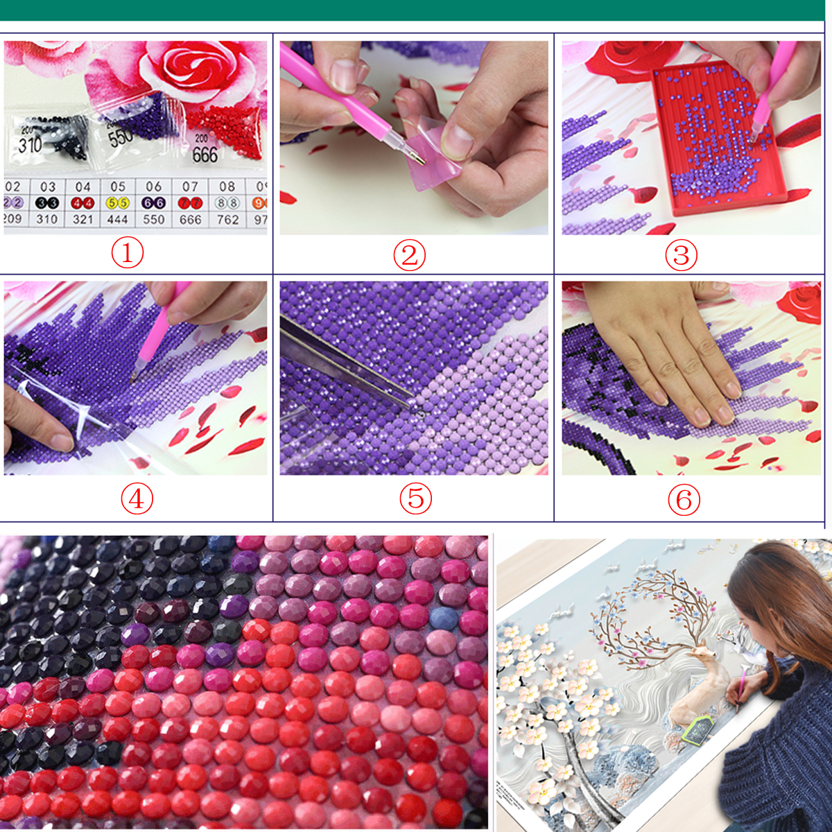 215Pcs-5D-Diamond-Painting-Tools-Kit-DIY-Diamond-Embroidery-Accessories-Pen-Set-1457714-7