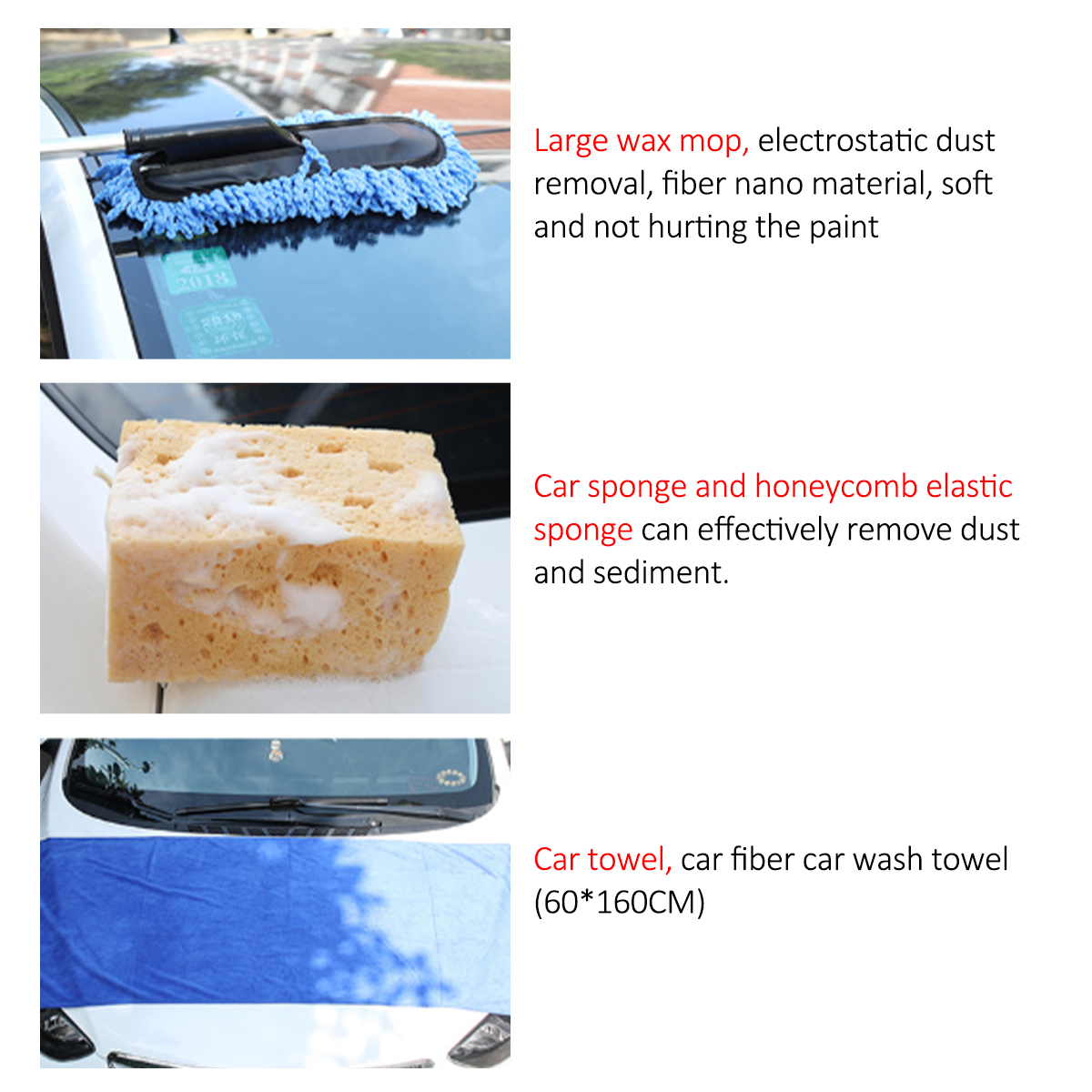 22Pcs-Car-Cleaning-Washing-Tool-Kits-Towel-Brush-Sponge-Mop-Gloves-Sponge-Kit-1842332-11