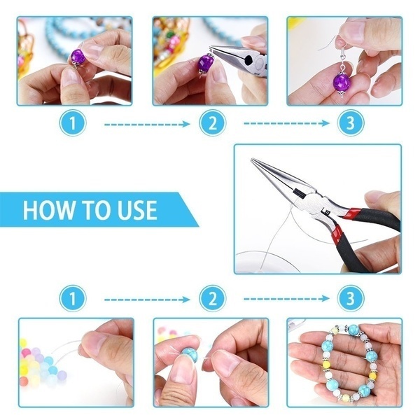 22Pcs-Jewelry-Making-Tools-Repair-Kit-Jewelry-Pliers-Beading-Wire-Set-DIY-Craft-1713659-13