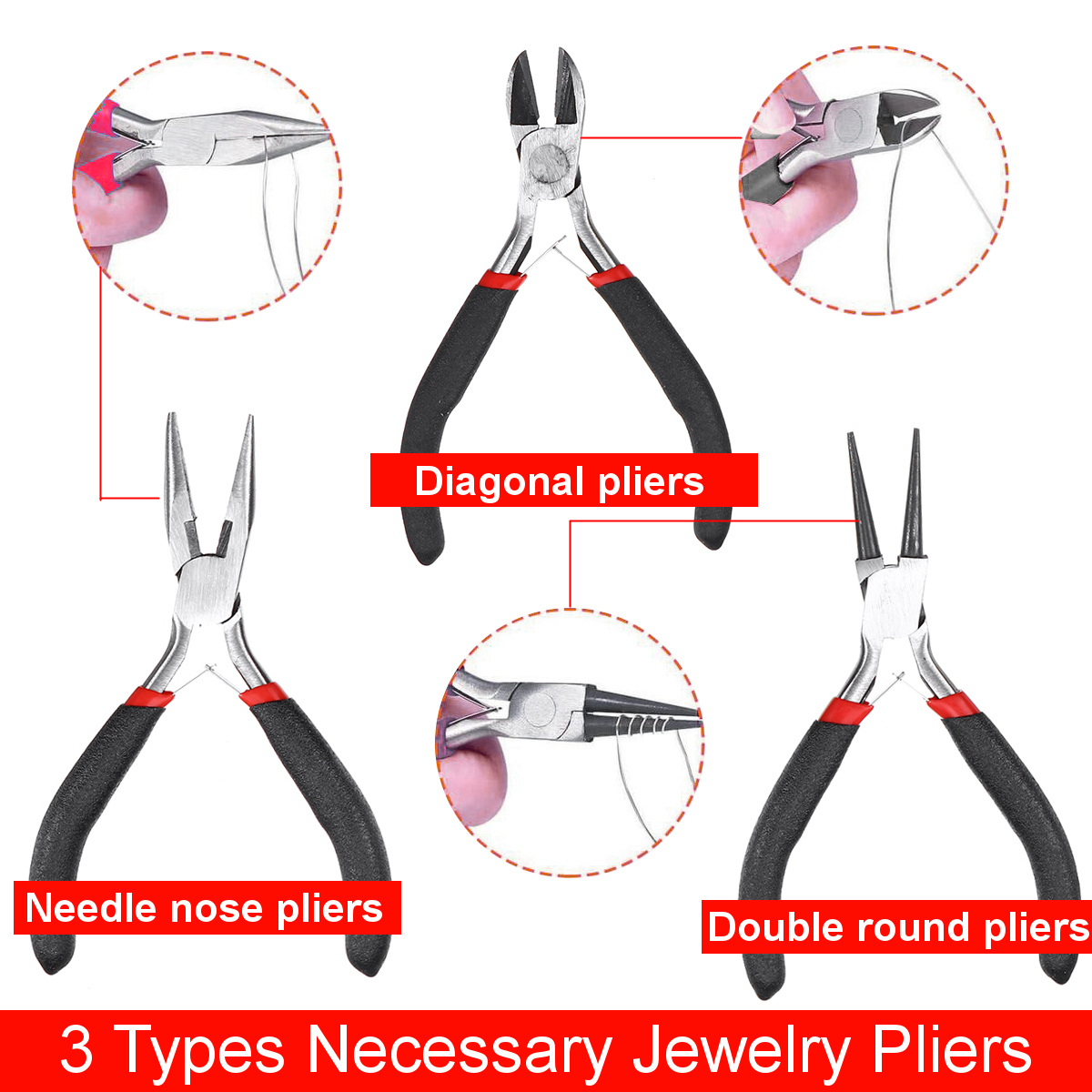 22Pcs-Jewelry-Making-Tools-Repair-Kit-Jewelry-Pliers-Beading-Wire-Set-DIY-Craft-1713659-3