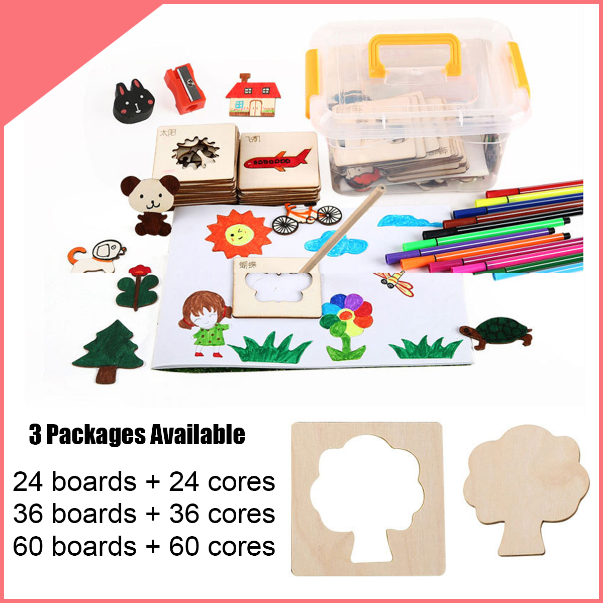 243660x-Color-Painting-Tools-Kit-Painting-Template-Graffiti-Kid-Handmade-Wooden-Toy-1658630-1