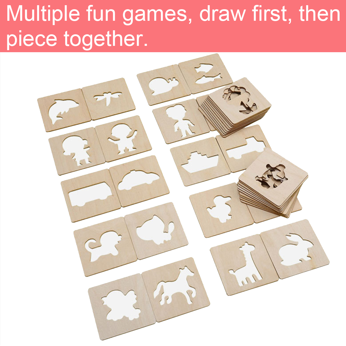 243660x-Color-Painting-Tools-Kit-Painting-Template-Graffiti-Kid-Handmade-Wooden-Toy-1658630-7